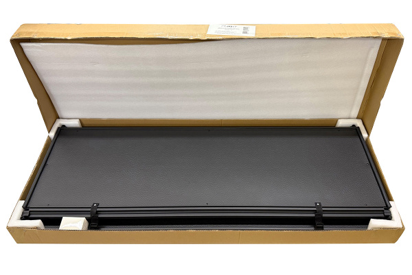 Крышка кузова Mitsubishi L200 2013-2015, трёхсекционная, алюминиевая, черная