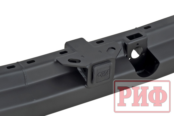 Бампер РИФ силовой задний Toyota Land Cruiser 200 2007-2015 c квадратом под фаркоп