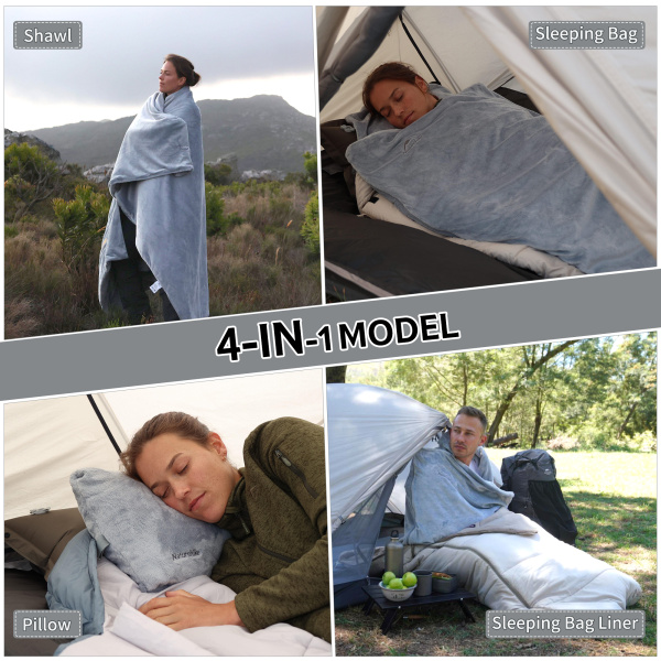 Мешок спальный Naturehike Songrong 225х80 см, (правый) (ТК: +15C), серый