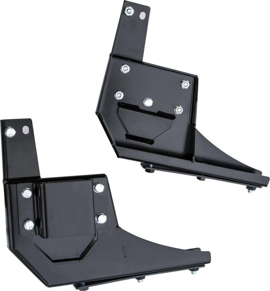 Бампер РИФ пер. Mitsubishi L200 05-15/Pajero Sport 09-15 с доп. фарами, защ. дуг. и защ. бачка омыв.