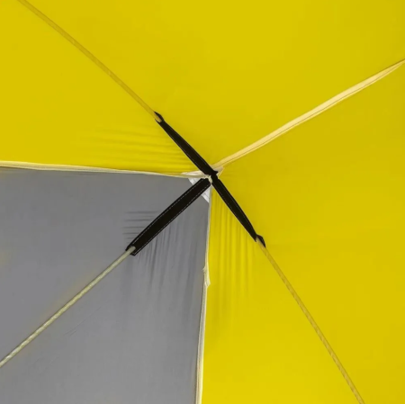 99 Палатка зимняя PREMIER Куб-3 желтый/серый