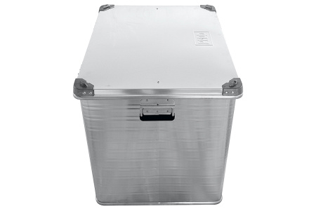 Ящик алюминиевый РИФ с замком 782х585х622 мм (ДхШхВ) Ящик алюминиевый РИФ с замком 782х585х622 мм (ДхШхВ)