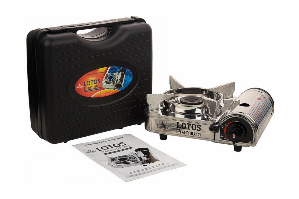 Плита газовая TOURIST LOTOS PREMIUM портативная, в кейсе