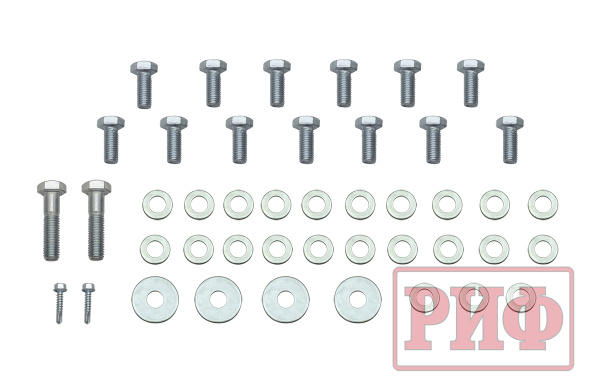 Бампер РИФ силовой задний Haval H5 2019-2021 c квадратом под фаркоп