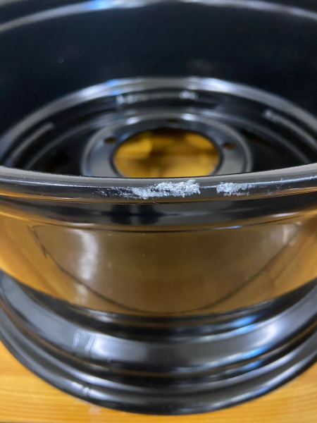 2 Диск усиленный УАЗ стальной черный 5x139,7 8xR16 d110 ET+20 (треуг. мелкий) (уценка)