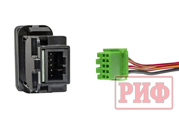 Кнопка ВКЛ/ВЫКЛ, белый, FRONT DIFF LOCK TOYOTA 40x20