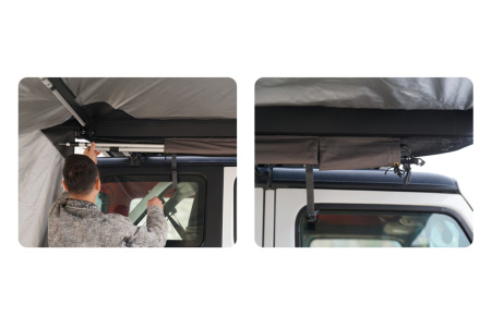 Маркиза автомобильная Wild Land веерная 2,4х2,2 м (правая)