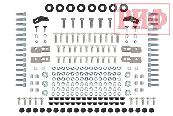 Багажник экспедиционный (платформа) алюмини РИФ 1350x1690 мм для Jeep Wrangler JL 2018+ (с крепежом)