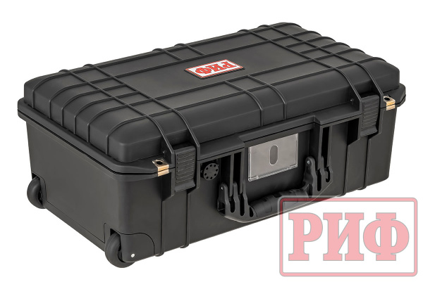 Кейс защитный ударопрочный РИФ 558х355х228 мм IP67 на колесах с телескопической ручкой