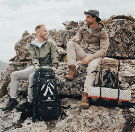 Рюкзак туристический Naturehike 70 л, коричневый