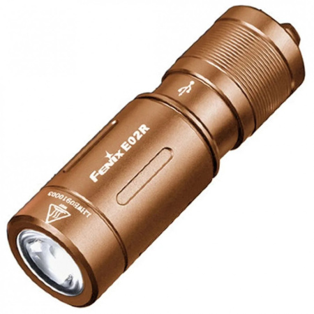 Фонарь Fenix E02R коричневый 200 люмен