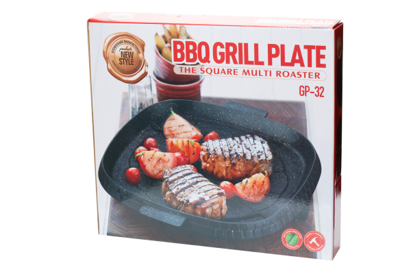 Сковорода-гриль NaMilux с антипригарным покрытием квадратная