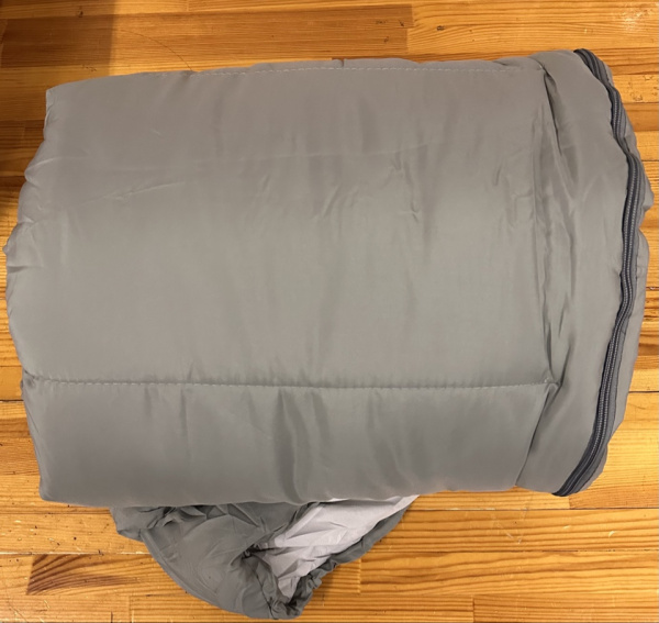 Мешок спальный Naturehike Envelope M180, (190+30)х80 см, (правый) (ТК: +12C), серый (уценка)