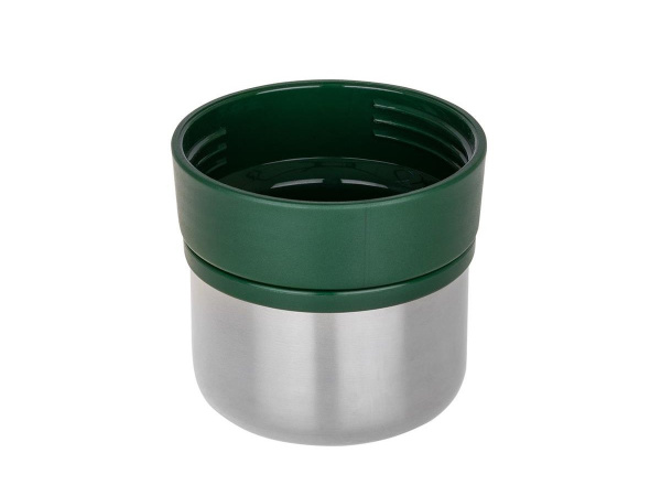 3 Термос ТОНАР 750ML с ситечком зеленый (2 крышки-кружки)