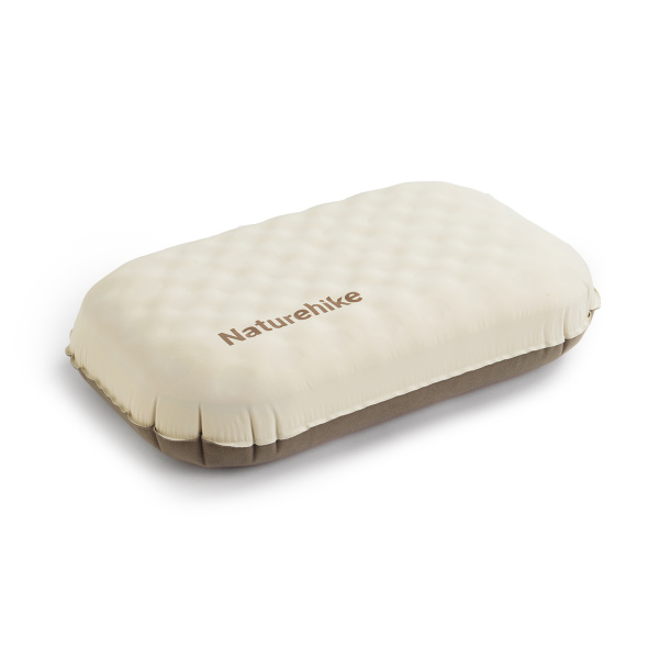 Подушка надувная Naturehike 52х32x12 см, бежевая
