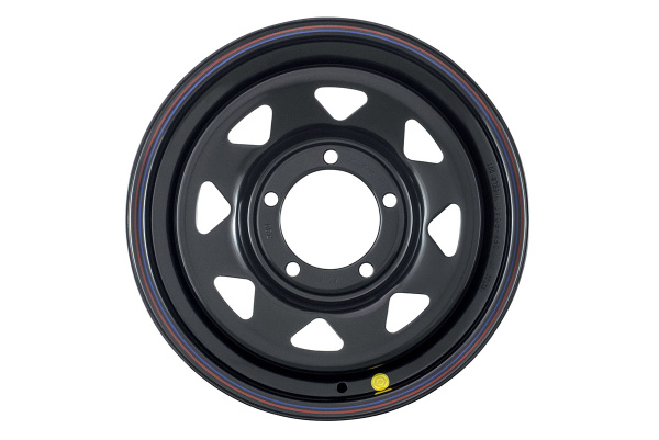 Диск усиленный УАЗ стальной черный 5x139,7 7xR16 d110 ET+35 (треуг. мелкий)