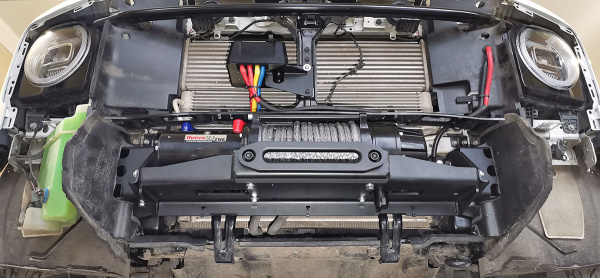 Площадка РИФ под лебёдку в штатный бампер Haval H9 2024+