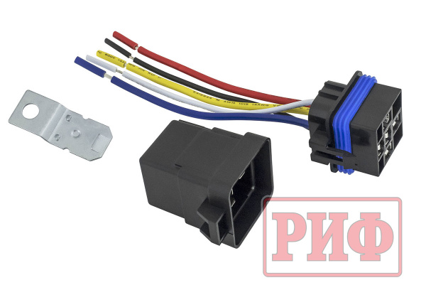 Реле влагозащищенное с колодкой 12В 40А SPDT