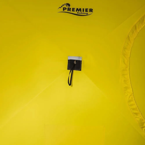 4 Палатка зимняя PREMIER Куб-2, желтый/серый