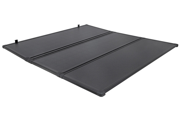 Крышка кузова РИФ для Sollers ST6/ST8, JAC T6/T8, трёхсекционная 1590х1600 мм, алюминиевая, черная