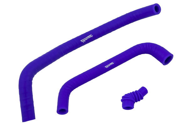 Патрубки регулятора холостого хода дв.ЗМЗ-409 (3 шт) силикон армир.