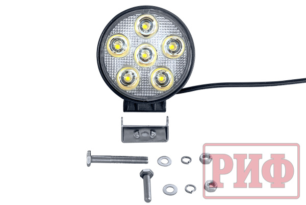 Светодиодная фара рабочего света РИФ D116 мм 18W