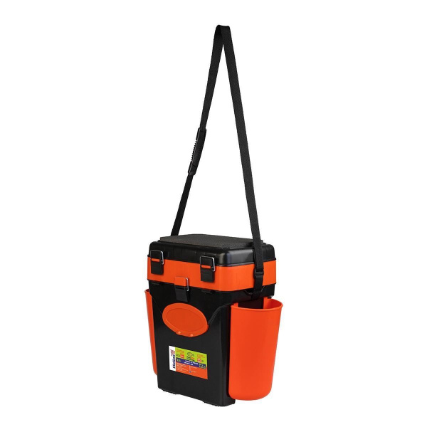 3 Ящик зимний FishBox (10л) оранжевый Helios