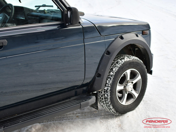 Расширители колёсных арок ВАЗ НИВА 4X4 URBAN 3D (передние 70 мм, задние 70 мм)