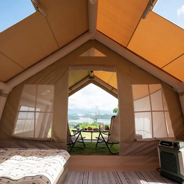 Палатка Naturehike надувная Extend Air 17.2 , цвет песочный