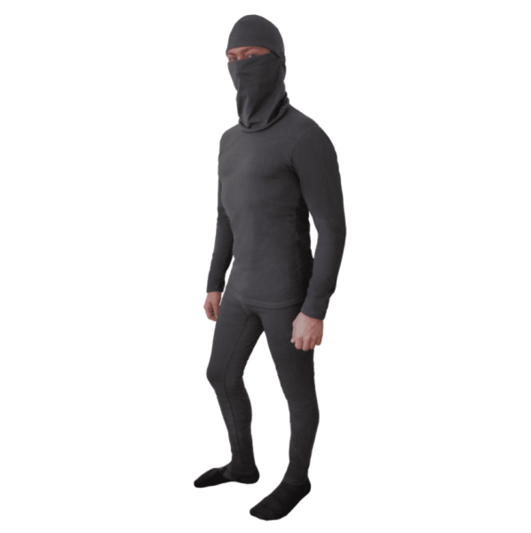 Термобелье комплект Btrace Mild Fleece (Футболка с длинными рукавами + кальсоны), XXL (58-60) Черный