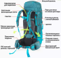 9 Рюкзак туристический Naturehike 45L, черный