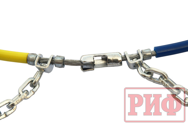 Цепи противоскольжения РИФ 4х4 "соты" 16 мм, 215/60R17 (к-т 2 шт.)