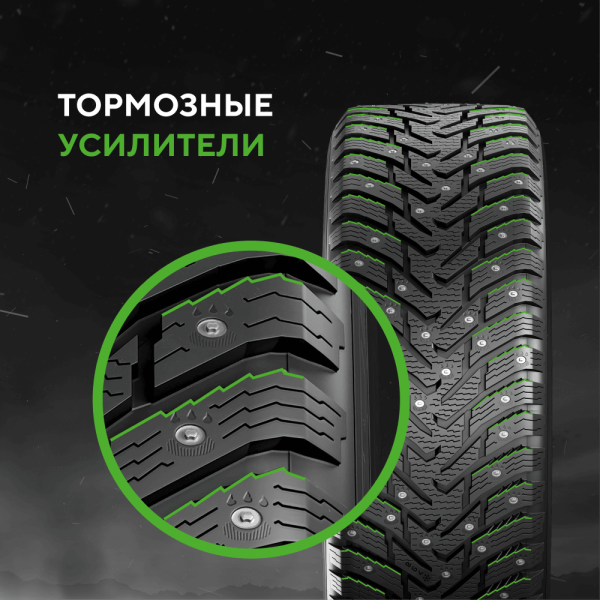 Шина Ikon Tyres 245/75 R16 111T Character Ice 8 SUV Studded (Nordman 8 SUV) шип.