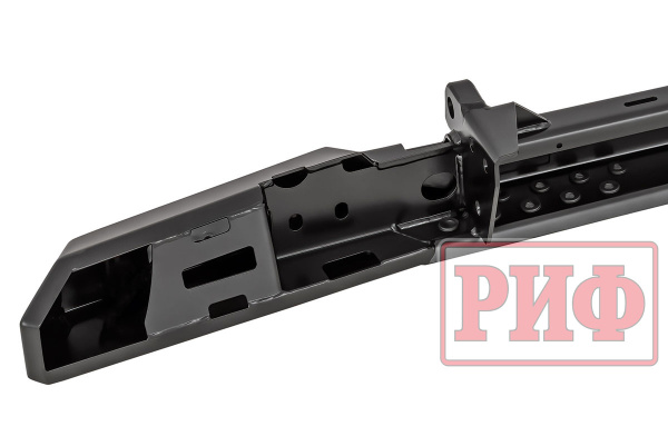 Бампер РИФ силовой задний УАЗ Буханка с фонарями, возмож. уст. фаркопа, лифт 65 мм