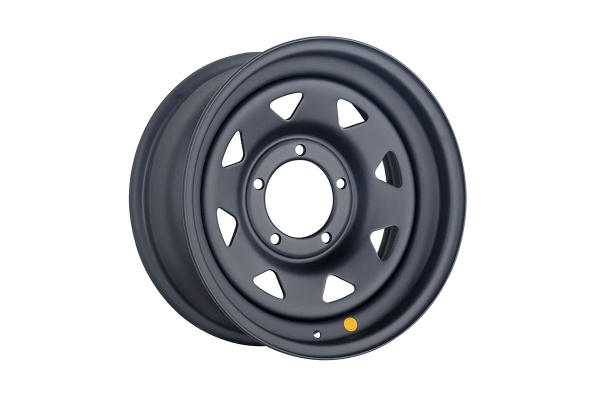 Диск усиленный УАЗ стальной черный 5x139,7 7xR16 d110 ET0 (треуг. мелкий) Диск усиленный УАЗ стальной черный 5x139,7 7xR16 d110 ET0 (треуг. мелкий)