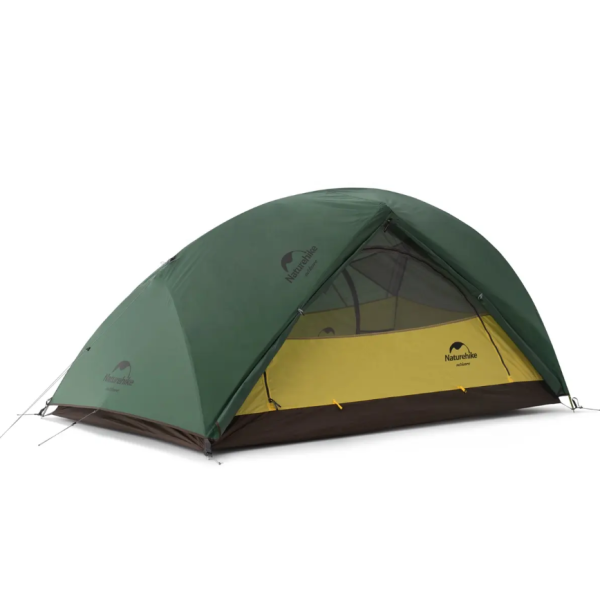 Палатка Naturehike Star-River 2-местная, алюминиевый каркас, сверхлегкая, зеленая