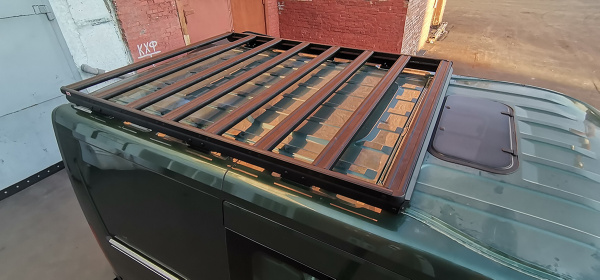 Багажник алюминиевый РИФ 1600x2080 мм для ГАЗ Соболь NN