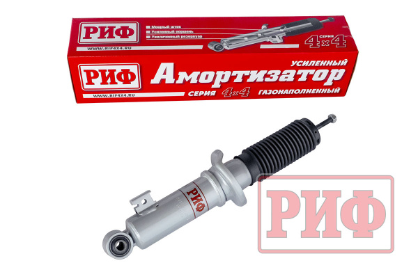 Амортизатор РИФ передний газовый Mitsubishi L200 2005+, Pajero Sport II, III 2009+ лифт 40 мм