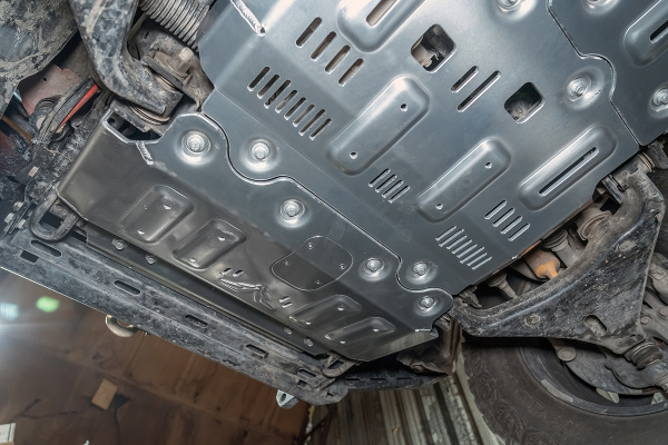 Защита Falcon радиатора, картера, РК, КПП для TANK 300 2020+, бензин 2.0, City Edition, алюминиевая, 8 мм