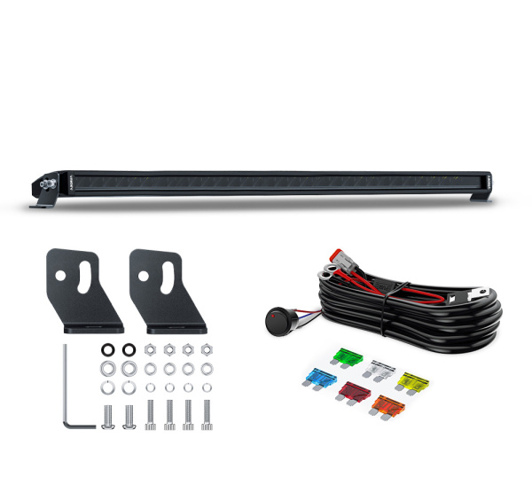 Светодиодная фара водительского света AURORA 1016 мм 200W с RGB подсветкой