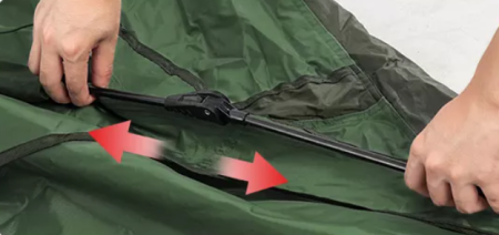 Палатка Naturehike 4-местная, быстросборная, зеленая