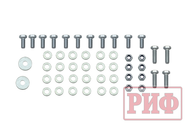 Бампер РИФ силовой передний Mitsubishi Pajero Sport 2015-2020 под площадку для лебёдки RIFPS3-33003