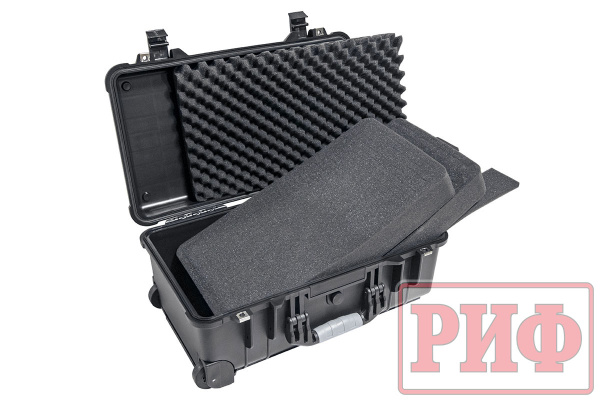 Кейс защитный ударопрочный РИФ 559х351х229 мм на колесах с телескопической ручкой