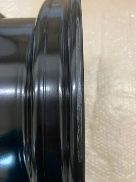 Диск усиленный Тойота Ниссан стальной черный 6x139,7 8xR15 d110 ET-25 (треуг. мелкий) (уценка)