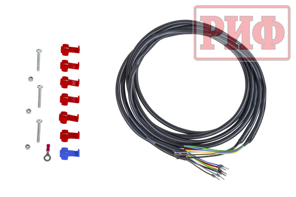 Бампер РИФ силовой задний Mitsubishi L200 2019-2022 с квадратом под фаркоп и фонарями