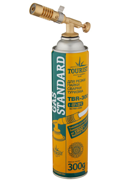 Резак газовый TOURIST METALLICA цельнометаллический корпус, на резьбовой баллон