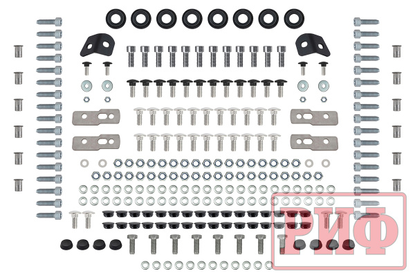 Багажник алюминиевый РИФ 1600x2080 мм для ГАЗ Соболь NN Минивэн