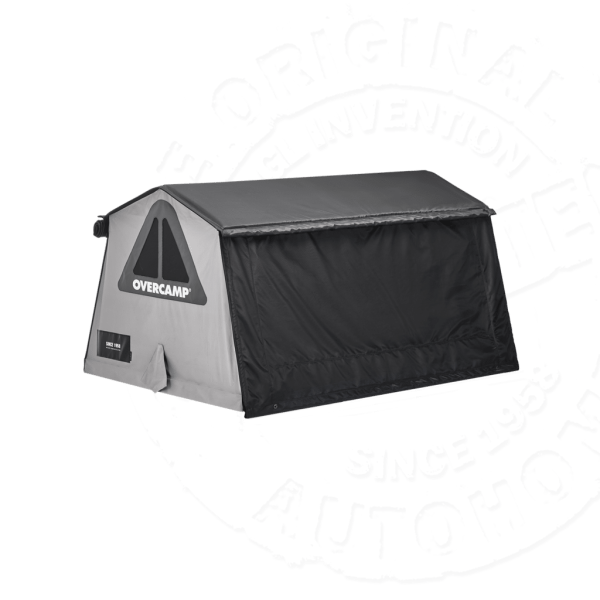 Палатка на крышу автомобиля AUTOHOME OVERCAMP SMALL, тент серый, лестница 215 мм
