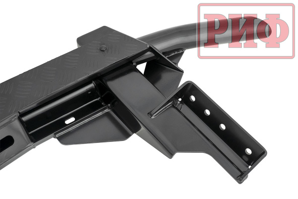 Бампер РИФ силовой задний Renault Duster 2021+ c квадратом под фаркоп