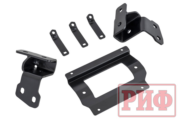 Площадка РИФ под лебёдку в штатный бампер Mitsubishi Pajero IV Площадка РИФ под лебёдку в штатный бампер Mitsubishi Pajero IV